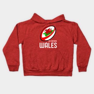 Wales Rugby Six Nations Kids Hoodie